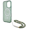 GUESS ETUI HARDCASE IML GLITTER WITH PEARL STRAP DO IPHONE 16 PRO MAX 6.9