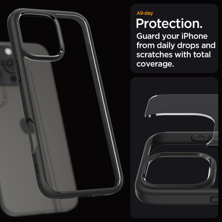 SPIGEN ETUI DO IPHONE 16 PRO ULTRA HYBRID ANTYŚLIZGOWE Z TWARDYM PLECIWEM