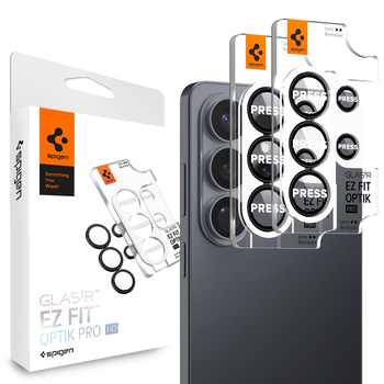 Spigen Glass tR EZ Fit Optik Pro HD 2 Pack, black - Samsung Galaxy S26