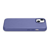 iCarer Case Leather pokrowiec etui z naturalnej skóry do iPhone 14 Plus jasnofioletowy (kompatybilne z MagSafe)