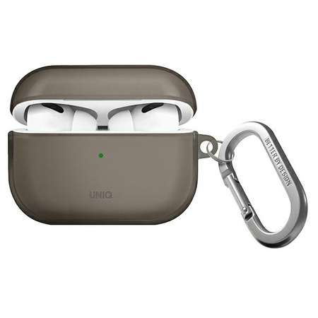 UNIQ etui Glase AirPods Pro 2 gen(2022/2023) dymny/glossy smoke