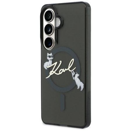 Etui Karl Lagerfeld IML KC Script        MagSafe do Samsung Galaxy S26 Plus czarny