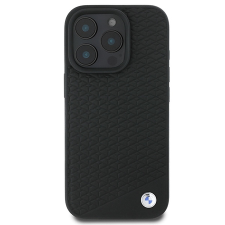 BMW BMHMP16X23RDDK iPhone 16 Pro Max6.9 czarny/black hardcase Sign Leather Diamond Metal Logo MagSafe