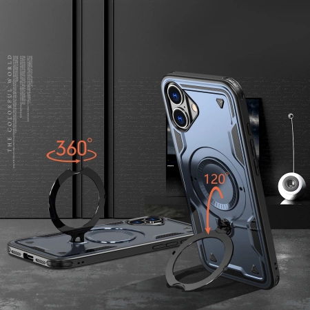 HURTEL ETUI DO MAGSAFE HYBRID ARMOR DO IPHONE 16 PLUS PANCERNE OCHRONA