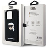 KARL LAGERFELD CASE MAGNETYCZNY DO IPHONE 15 PRO SILIKONOWE KARL HEAD PRINT