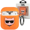 Karl Lagerfeld KLA2UCHFO AirPods cover pomarańczowy/orange Choupette