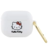 Etui Hello Kitty Silicone 3D Kitty Head na AirPods Pro - białe