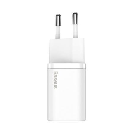 Baseus Super Si 1C szybka ładowarka USB Typ C 30W Power Delivery Quick Charge biały (CCSUP-J02)