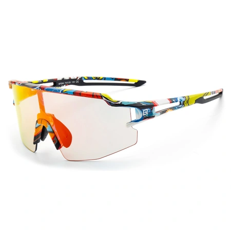 ROCKBROS OKULARY ROWEROWE FOTOCHROMOWE Z OCHRONĄ UV I WKŁADKĄ KOREKCYJNĄ