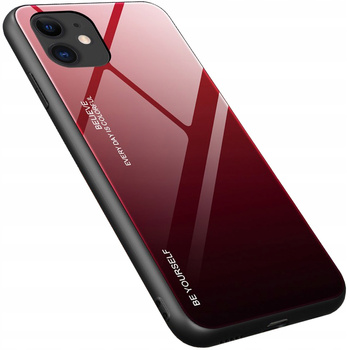 HURTEL ETUI POKROWIEC GRADIENT GLASS DO IPHONE 12 MINI ZE SZKŁEM HARTOWANYM