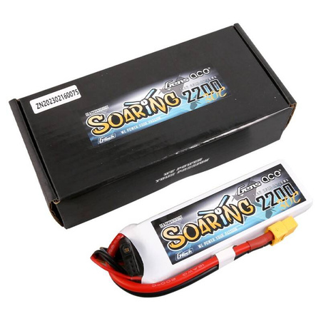 GENS ACE AKUMULATOR G-TECH SOARING 2200MAH 7,4V 30C 2S1P DO DRONÓW RC XT60