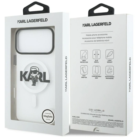 KARL LAGERFELD ETUI IML KARL SKETCH LOGO MAGSAFE DO IPHONE 17 PRO MAX