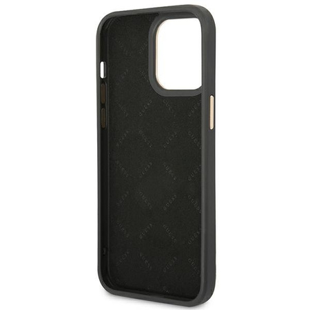 GUESS ETUI HARD CASE DO IPHONE 14 PRO MAX 6.7 VINTAGE GOLD LOGO Z PASEM 4G