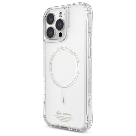 Skinarma etui Saido iPhone 16 Pro 6.3 Magnetic Charging zielony/green (niteglow)