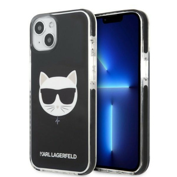 Etui Karl Lagerfeld KLHCP13STPECK na iPhone 13 mini hardcase - czarne Choupette Head