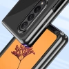 HURTEL CASE DO SAMSUNG GALAXY Z FOLD 4 POKROWIEC PLATING Z METALICZNĄ RAMKĄ