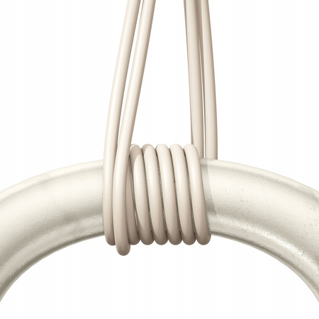 MCDODO KABEL USB-C SZYBKIE ŁADOWANIE DO SAMSUNG XIAOMI TYP C 6A 100W 1M LED BEŻOWY