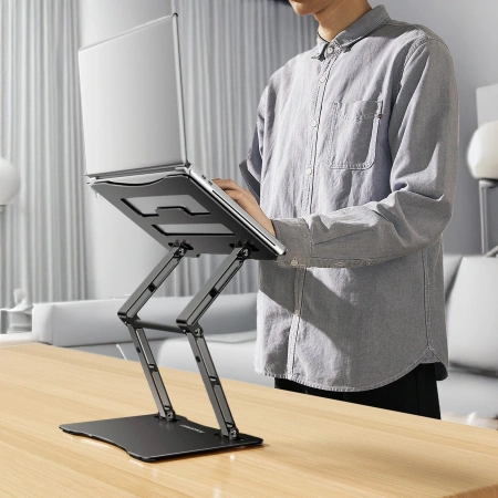 WOZINSKY PODSTAWKA ALUMINIOWA DO LAPTOPÓW Z GRATISOWĄ PODSTAWKĄ DO TELEFONU