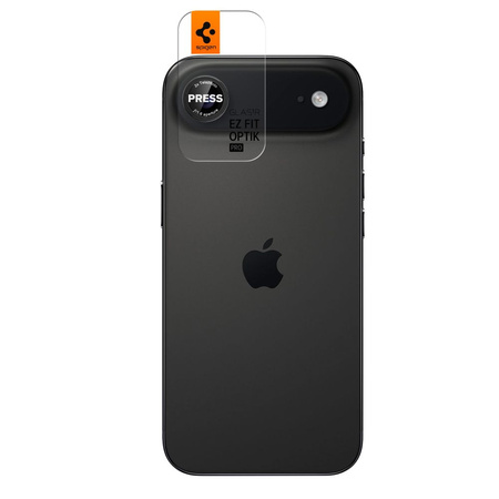 OSŁONA APARATU SPIGEN OPTIK PRO L-SERIES GLAS.TR ”EZ FIT” CAMERA PROTECTOR 2-PACK IPHONE AIR BLACK/RED