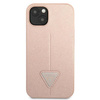 Guess GUHCP13SPSATLP iPhone 13 mini 5,4" różowy/pink hardcase SaffianoTriangle Logo