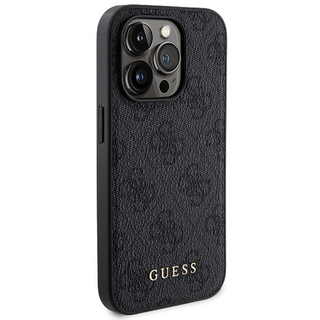 Zestaw Guess GUBPM5P14X4GEMGK iPhone14 Pro Max 6.7 hardcase + Powerbank 5000mAh MagSafe czarny/black 4G Metal Logo