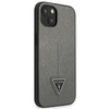 GUESS CASE HARDCASE DO IPHONE 13 14 15 6.1 SAFFIANO Z LOGO TRIANGLE KIESZEŃ