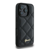 GUESS ETUI HARDCASE CASE POKROWIEC DO IPHONE 16 PRO DO APPLE QUILTED CZARNY