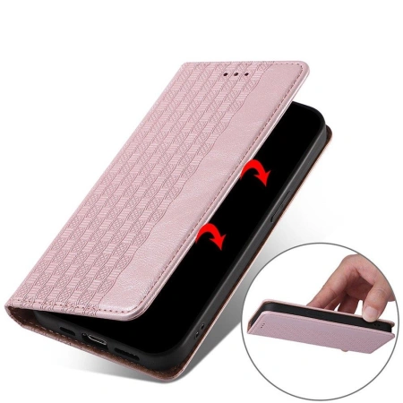 HURTEL POKROWIEC MAGNETYCZNY DO SAMSUNG GALAXY A12 5G PORTFEL Z MINI SMYCZĄ