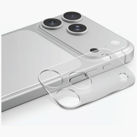 Ochrona modułu aparatu i tylnego panelu UNIQ Optix Aeroshield+ Camera Module Protector do iPhone 17 Pro przezroczysty