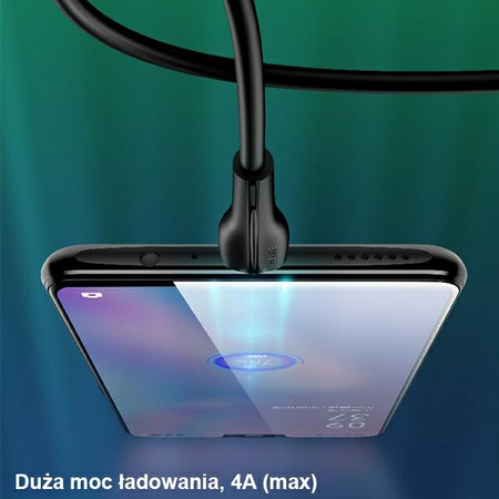 USAMS KABEL MICRO USB DO OPPO 1M 4A ŁADOWANIE Z PRĘDKIM NAŁADOWANIEM
