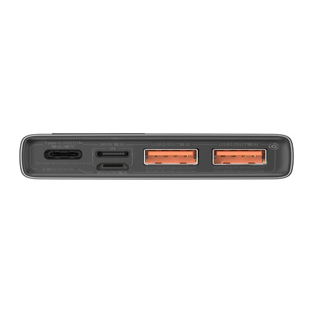 Baseus Adaman Metal powerbank z szybkim ładowaniem 10000mAh 22.5W (Overseas Edition 2021) czarny