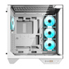 DARKFLASH OBUDOWA KOMPUTEROWA Z WENTYLATORAMI 4x LED BIAŁA DO PC DLA GRACZY