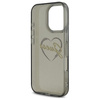 GUESS ETUI HARD CASE DO IPHONE 16 PRO 6.3 BLACK IML HEART Z LOGO DO 4G