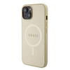 Guess GUHMP15MPSAHMCB iPhone 15 Plus 6.7" złoty/gold hardcase Saffiano MagSafe