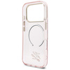 Etui Karl Lagerfeld IML KL Script Logo MagSafe do iPhone 17 Pro Max różowy
