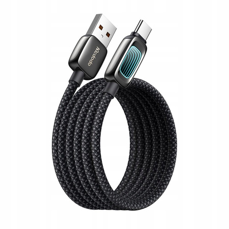 MCDODO KABEL USB-A USB-C SZYBKIE ŁADOWANIE PD 6A 1M CZARNY