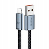 MCDODO KABEL USB-A LIGHTNING SZYBKIE ŁADOWANIE DO TELEFONU 3A LED CZARNY 1M