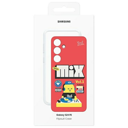 Etui Samsung EF-MS721CREGWW S24 FES721 czerwony/red Flipsuit Case