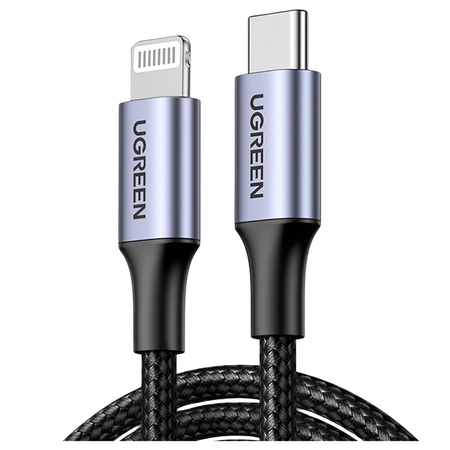 UGREEN KABEL USB-C DO LIGHTNING IPHONE 11 12 13 14 1M MFi SZYBKA TRANSMISJA