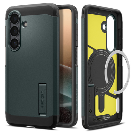 Spigen Tough Armor MagSafe, abyss green - Samsung Galaxy S26+