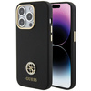GUESS POKROWIEC HARDCASE DO IPHONE 15 PRO MAX 6.7 SILIKONOWY LOGO STRASS 4G