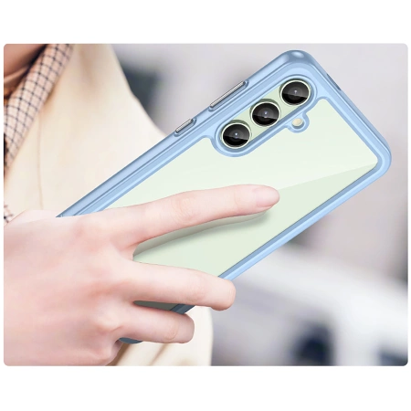 HURTEL ETUI SILIKONOWE OUTER SPACE CASE Z ŻELOWĄ RAMKĄ DO SAMSUNG GALAXY