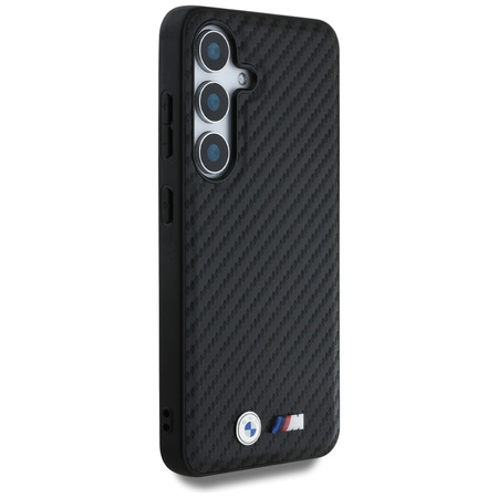 BMW ETUI LEATHER DO MAGSAFE DO SAMSUNG GALAXY S25 CARBON Z TRWAŁĄ OCHRONĄ