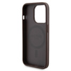 Zestaw Guess GUBPM5P15X4GEMGW iPhone15 Pro Max 6.7 hardcase + Powerbank 5000mAh MagSafe brązowy/brown 4G Metal Logo