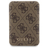 Zestaw Guess GUBPM5P15L4GEMGW iPhone15 Pro 6.1 hardcase + Powerbank 5000mAh MagSafe brązowy/brown 4G Metal Logo