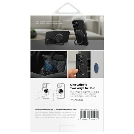 UNIQ GRIPFIT UCHWYT MAGNETYCZNY DO IPHONE 12 13 14 15 360 PREMIUM KICKSTAND