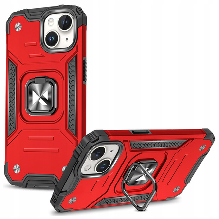 WOZINSKY ETUI RING ARMOR DO IPHONE 15 PLUS Z OCHRONĄ AAPARATU I UCHWYTEM