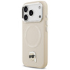 Etui Karl Lagerfeld Karl Pin MagSafe do  iPhone 17 Pro Max beżowy
