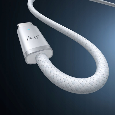 MCDODO KABEL USB-C USB-C SZYBKIE ŁADOWANIE USB TYP C 240W 1M LED CZARNY
