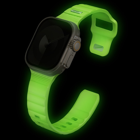 UNIQ pasek Stride SE Apple Watch 49/46/45/44mm FKM Rubber Strap lume